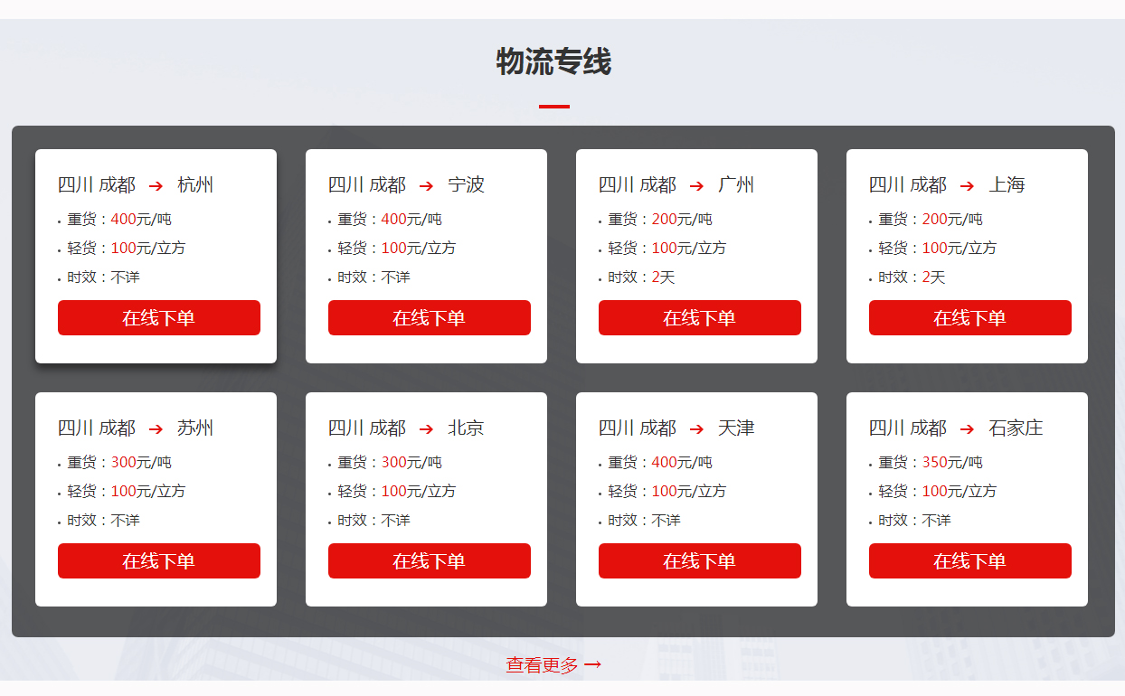 绵阳到温江区货运整车、零担、配货往返专线(图1)